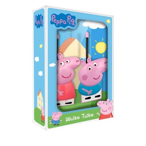 Walkie talkie 3D Świnka Peppa. Peppa Pig PP17048 Kids Euroswan