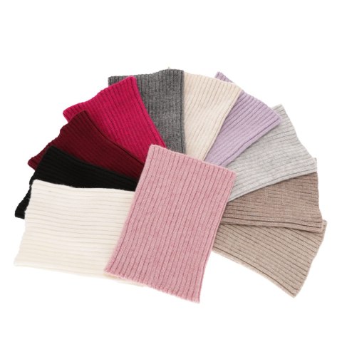 Komin zimowy damski, fioletowy, z wełną merino, Besta Komin zimowy damski, fioletowy, z wełną merino, Besta