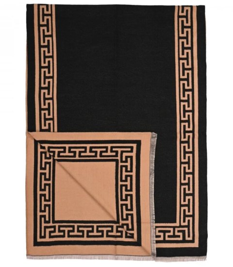 Szal szalik Chusta Stylowy ciepły aztecki wzór miękki gładki 180x65 cm (Wielokolorowy || Czarny) Szal szalik Chusta Stylowy ciepły aztecki wzór miękki gładki 180x65 cm (Wielokolorowy || Czarny)