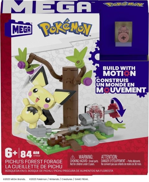 MEGA Pokemon Leśna przygoda Pichu Zestaw klocków HPB59 p6 MATTEL