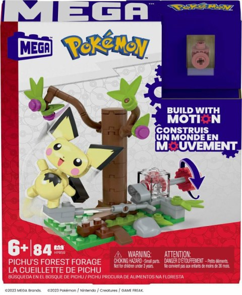 MEGA Pokemon Leśna przygoda Pichu Zestaw klocków HPB59 p6 MATTEL