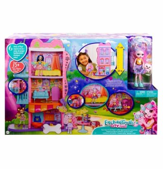 PROMO Enchantimals Miejski domek z kawiarenką lalka HHC18 p2 MATTEL