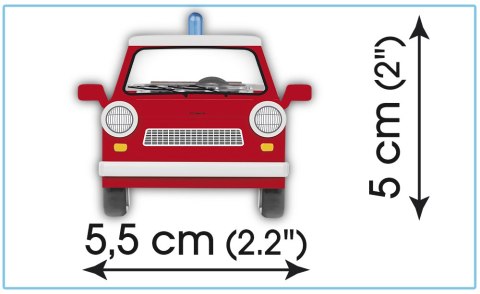 COBI 24555 Trabant 601 Universal Feuerwehr 77 klocków