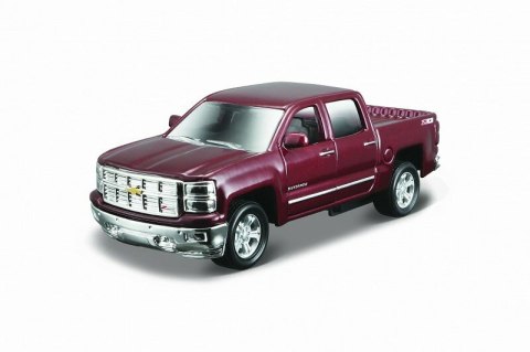 MAISTO 21001-26 Auto Power Racer Chevrolet Silver1500 Z71 2014 bordo