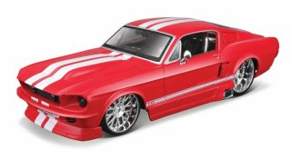 MAISTO 31094-55 Ford Mustang GT 1967 czerwony 1:24 Maisto Design