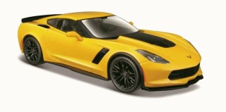 MAISTO 31133-31 Corvette Z06 2015 żółty 1:24