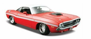 MAISTO 31263 Auto Dodge Challenger 1970 czerwony 1:24