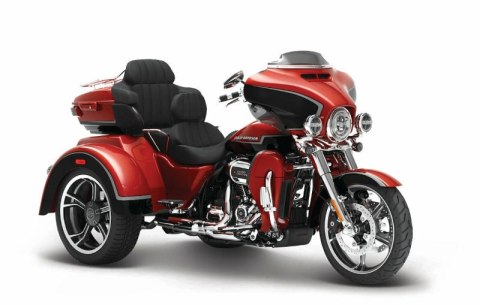 MAISTO 32337 HD 2021 CVO TRI Glide bordowy 1:12