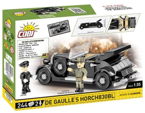 COBI 2261 Historical Collection WWII Samochód De Gaulles 1936 HORCH830BL 244 klocki