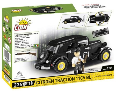 COBI 2266 Historical Collection WWII Citroen Traction 11CV BL 236 klocków