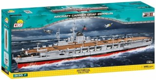 COBI 4826 Historical Collection WWII Niemiecki lotniskowiec Aircraft Carrier Graf Zeppelin 3136 klocków p1