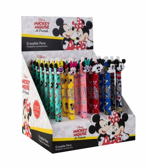 Długopis wymazywalny 0,5mm niebieski Mickey/Minnie Colorino School 23276 p36 mix cena za 1szt