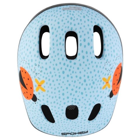 Kask rowerowy dziecięcy S 48-52cm FUN LADYBUG biedronka 941016 SPOKEY