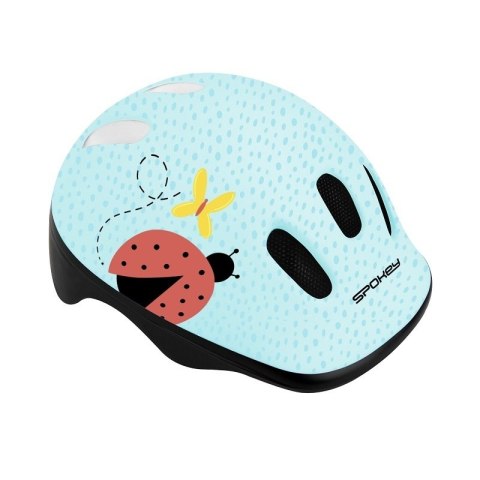 Kask rowerowy dziecięcy S 48-52cm FUN LADYBUG biedronka 941016 SPOKEY