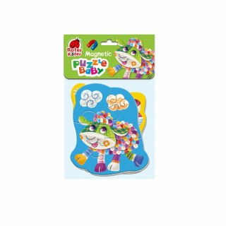 Magnetyczne Baby puzzle z pianki Owca - Świnka RK5020-02