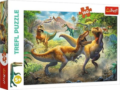 Puzzle 160el Walczące Tyranozaury 15360 TREFL p12