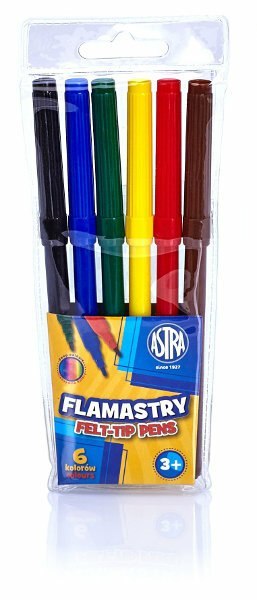 Flamastry 6kol ASTRA