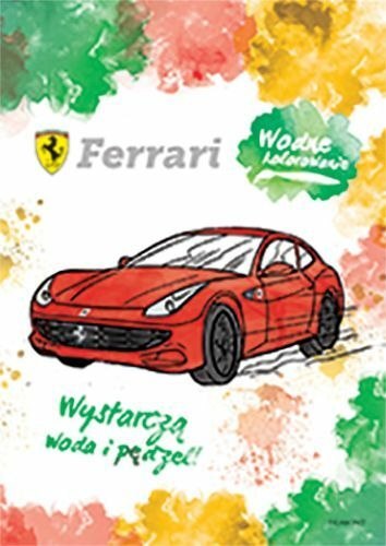 Książka Ferrari. Wodne kolorowanie