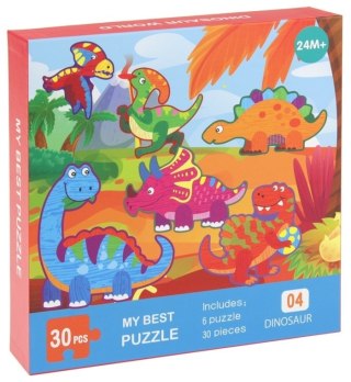 Układanka puzzle drewniane 504363 mix