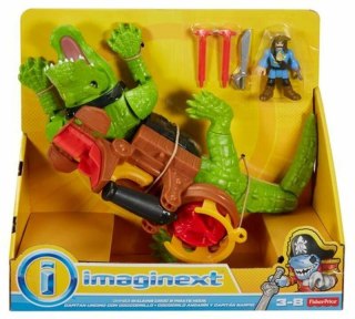 Fisher-Price Imaginext Kroczący Krokodyl i Pirat Hak DHH63 p2 MATTEL