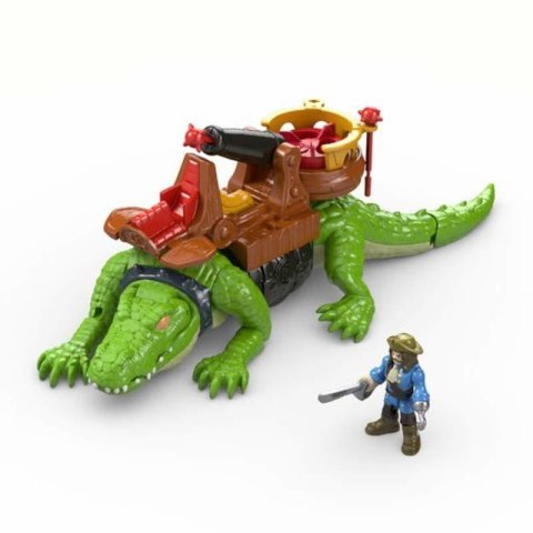 Fisher-Price Imaginext Kroczący Krokodyl i Pirat Hak DHH63 p2 MATTEL