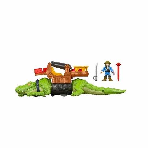 Fisher-Price Imaginext Kroczący Krokodyl i Pirat Hak DHH63 p2 MATTEL