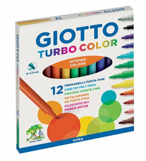 Flamastry 12kol Turbo Color GIOTTO