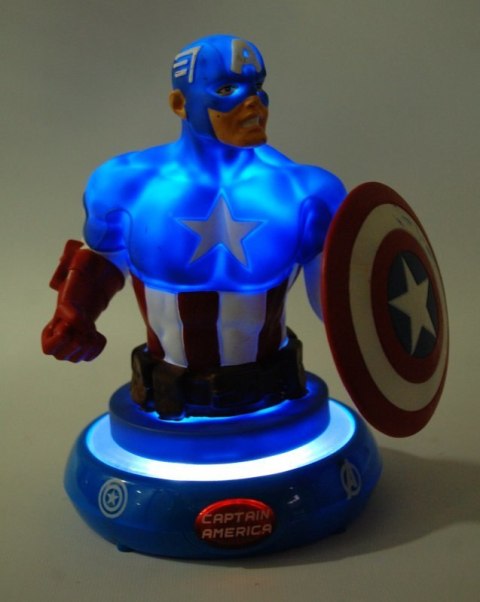 Lampka nocna 3D 25cm Captain America Avengers MV15911 Kids Euroswan