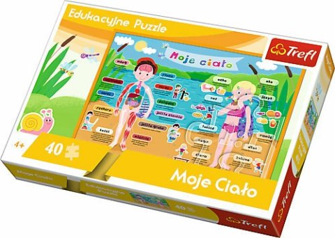 Puzzle 40el edukacyjne Moje ciało 15508 TREFL