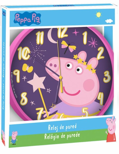 Zegar ścienny Świnka Peppa PP17022 Kids Euroswan