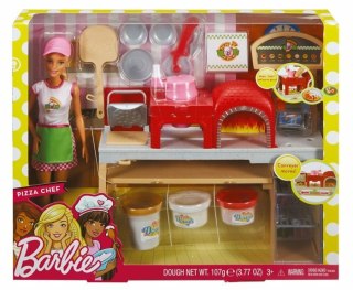 Barbie Pizzeria zestaw z lalką FHR09 p3 MATTEL