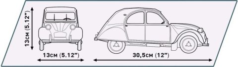 COBI 24341 Citroen 2CV Charleston 1465 klocków