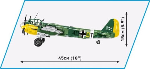 COBI 5733 Historical Collection WWII Samolot Junkers JU-88 1160 klocków