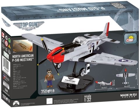 COBI 5846 TOP GUN MAVERICK North American P-51D Mustang 350 klocków