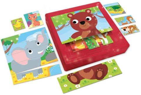 Carotina baby Puzzle progresywne 8 Zwierzątka 95476 LISCIANI