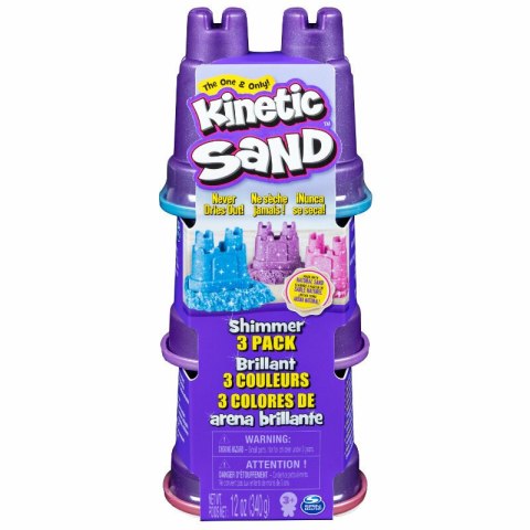 Kinetic Sand Piasek kinetyczny Błyszczący zestaw 6053520 p4 Spin Master