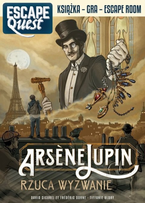 Książeczka Escape Quest. Arsene Lupin rzuca wyzwanie Egmont