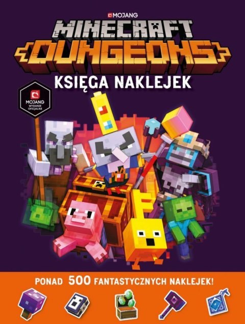 Książka Minecraft Dungeons. Księga naklejek