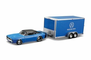 MAISTO 15368-00 1969 Dodge CHRG. R/T+Car Trailer 1:64