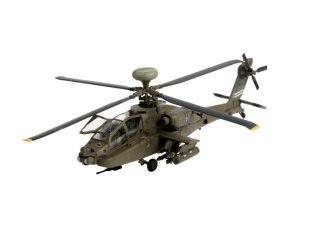 Model do sklejania 1:144 64046 Helikopter Apache AH-64D Revell +3 farbki, pędzelek, klej