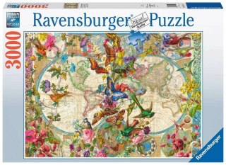 PROMO Puzzle 3000el Flora i Fauna. Mapa Świata 171170 Ravensburger