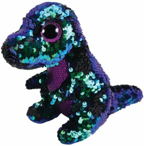 TY BOOS Flippables CRUNCH - dinozaur cekinowy 24cm 36429