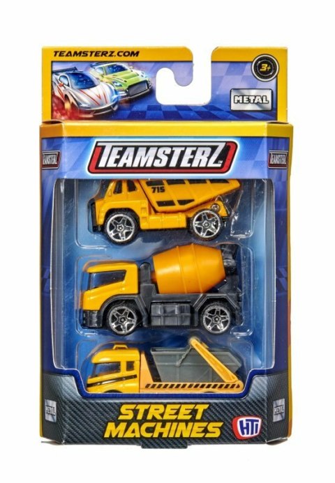 Auto wyścigowe Street Machines 3-pack TEAMSTERZ 1417540 p12 mix cena za 1 op