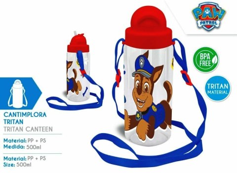 Bidon butelka na wodę 500ml z paskiem Tritan PAW PATROL Psi Patrol PW19930 Kids Euroswan