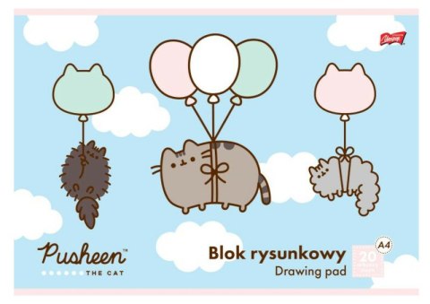 Blok rysunkowy A4 20k PUSHEEN p10