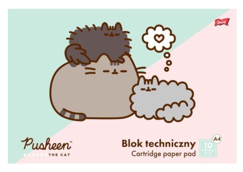 Blok techniczny A4 10k PUSHEEN p10