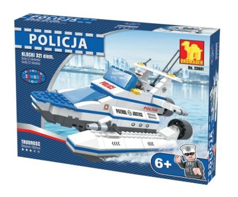 Klocki policja 321el 23601 DROMADER