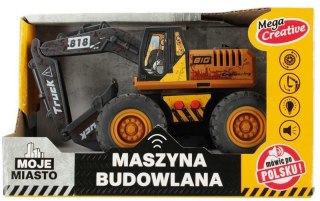 Maszyna budowlana. Koparka z dźwiękiem. Mega Creative 520397