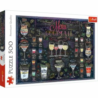 Puzzle 500el Karta drinków 37452 Trefl