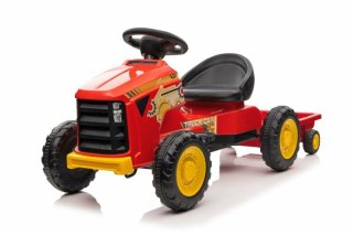 Traktor na pedały G206 czerwony 11905 Lean Toys